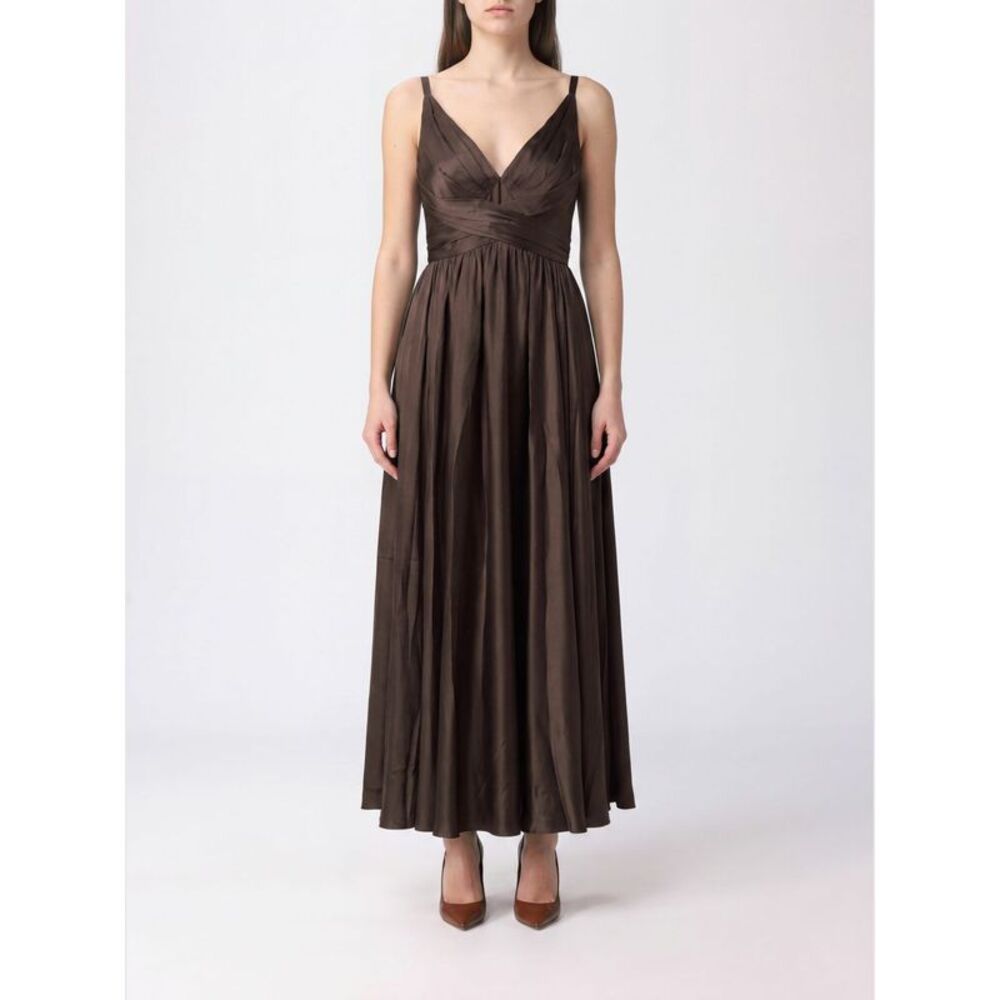 Zimmermann Women Zimmermann Off-The-Shoulder Silk Midi Evening Dress With V-Neck